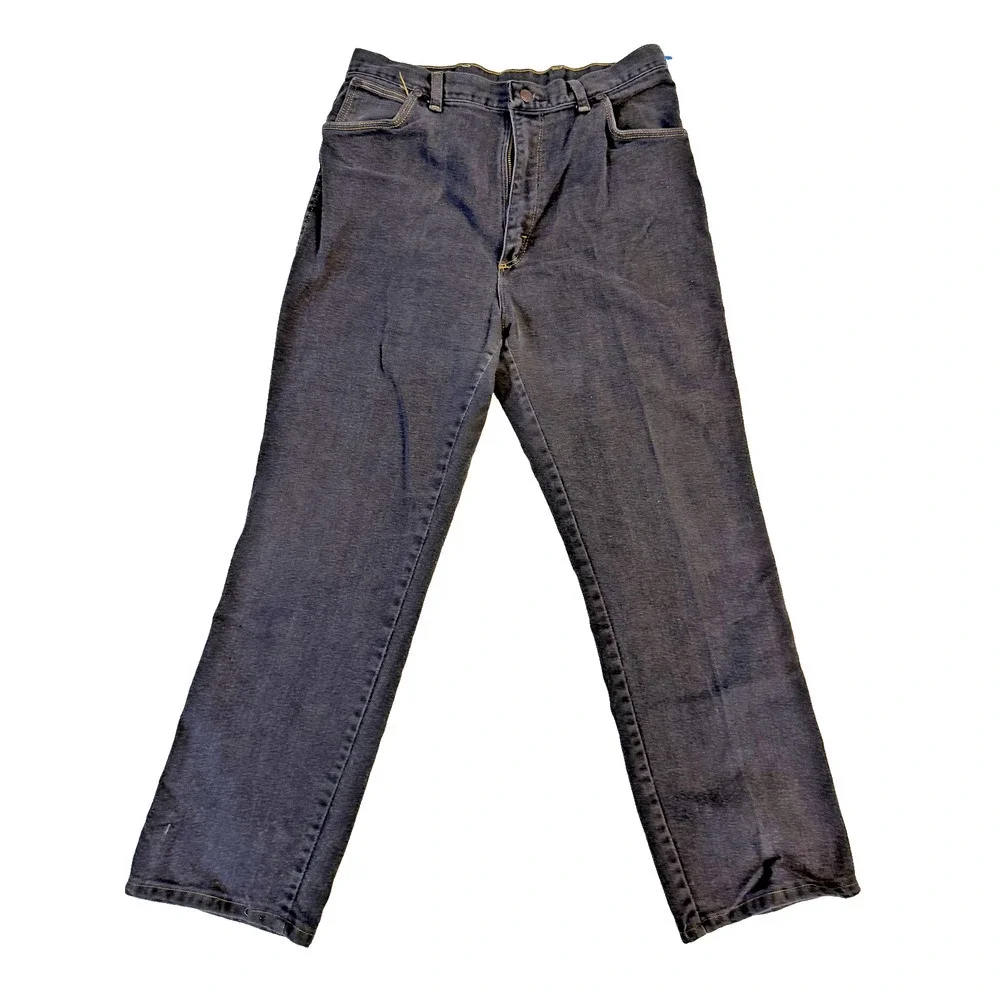 Vintage Sheplers Jeans Women's Size 6P Black Tapered‎ Fit 5 Pocket Denim USA 90s